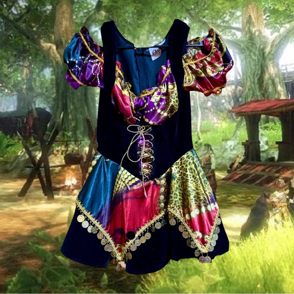 Child Premium Gypsy Costum Size M/L